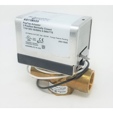 Schneider Electric Poptop 2Way Spr 120V 3/4in Sweat 7.0Cv N VT2317G13B020