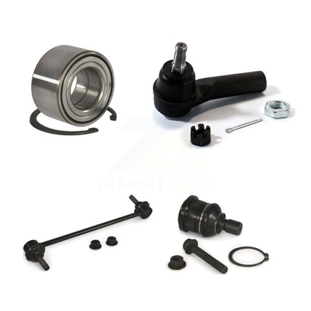Transit Auto Front Wheel Bearing Lower Ball Joint Outer Tie Rod Link Kit For Ford Escape Mazda Tribute K77-101161