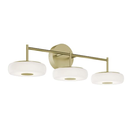 Afx June 30in. LED Vanity - 30W - Light Antique Brass JUNV3008LAJUDLB