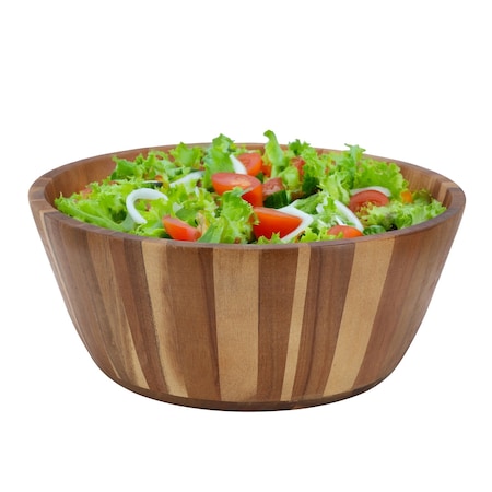 Megachef 13.8 Inch Jumbo Acacia Wood Salad Bowl 750122155M