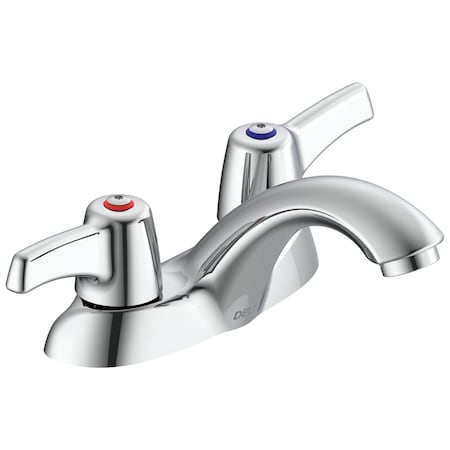 Delta Commercial 21C Two Handle Centerset Bathroom Faucet - Less Pop-Up 21C133