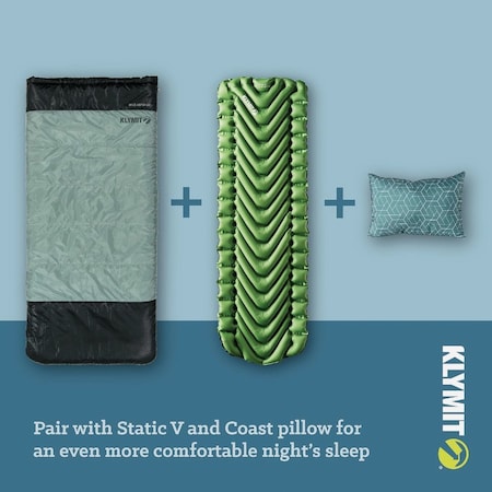 Klymit Wild Aspen 20 Deg F Rectangle Sleeping Bag 13WRGR20D