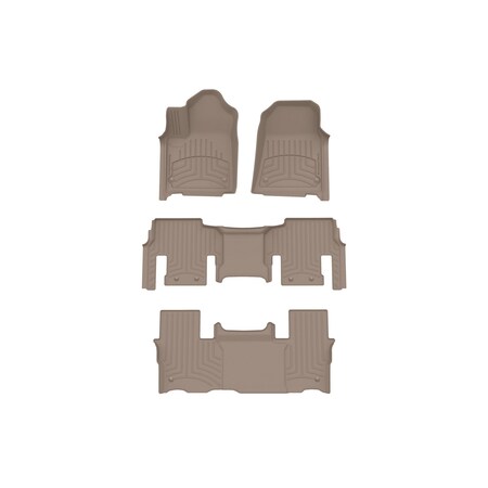 Weathertech Tan, Front and Rear and Rear FloorLiner HP 451704-1-2-3IM