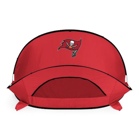 Picnic Time Family Of Brands Tampa Bay Buccaneers - Manta Portable Beach Tent, (Red) 113-00-100-304-2