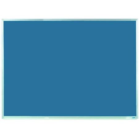 Aarco Black Porcelain on Steel Chalk Board w/ a Clear Satin Anodized Aluminum Frame, Size 36''Hx48''W DS3648B