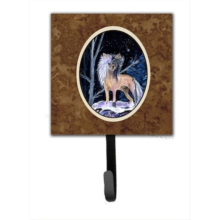 Carolines Treasures Starry Night Chinese Crested Leash Holder Or Key Hook SS8390SH4