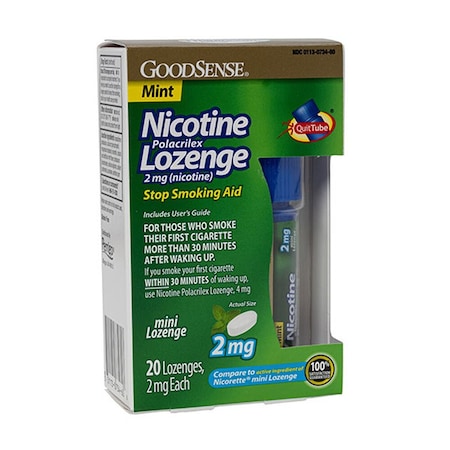 Geiss Destin & Dunn Nicotine Mini Lozenges, 2mg, Mint, 20 Lozenges, 20PK 00113073460