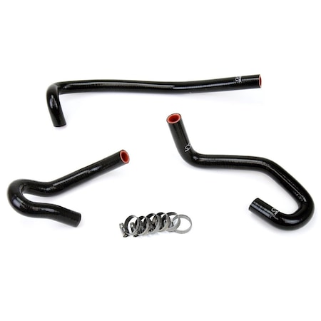 Hps Performance High Temp Reinforced Silicone Heater Coolant Hose Kit, Black,  57-1340-BLK