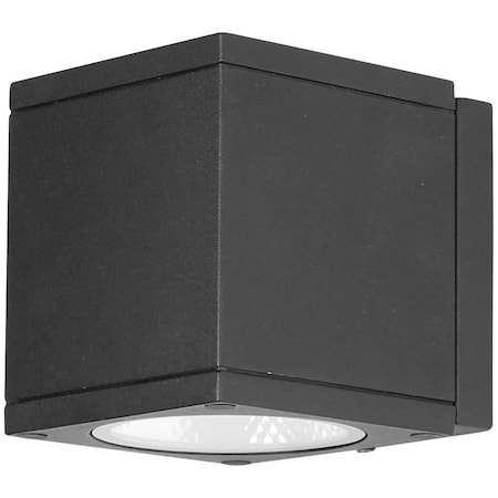 Sunlite LED Black Cube Up And Down Outdoor Light Fixture, 18W 1300 Lmn Color Selectable 30K/40K/50K 81292-SU