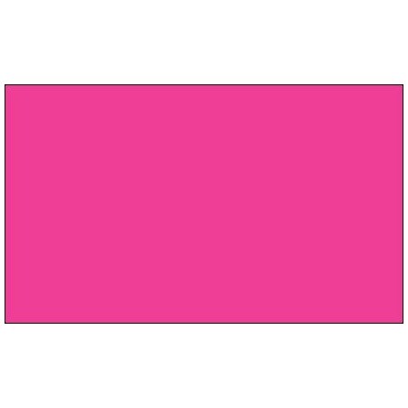 Bsc Preferred 3 x 9'' Fluorescent Pink Inventory Rectangle Labels DL637K