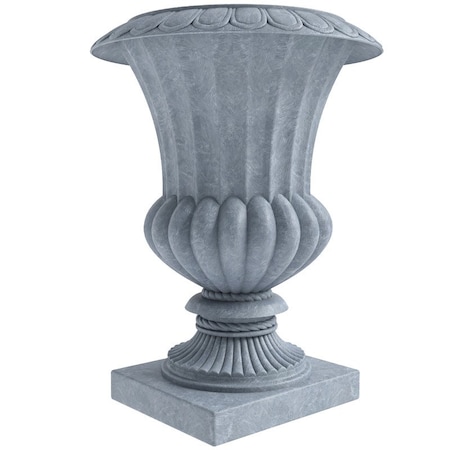 Leisuremod Urn Planter Handcrafted Fiberstone & MGO Clay - Weatherproof Indoor/Outdoor Pot LP28AC