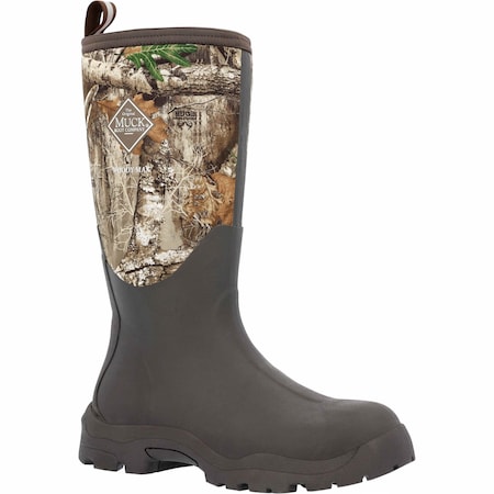 Muck Boot Co Women's Realtree Edge Woody Max Tall Rubber Boot, Plain Toe, 14 in Height, Camo, 6 WWPK-RTE-RTR-060
