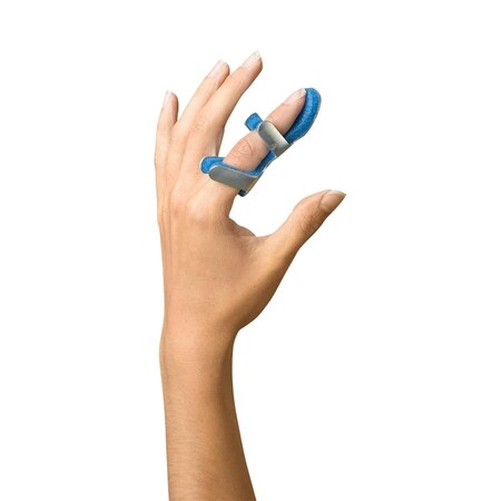 Medline Frog Finger Splint, 2.5in x 3in, Size M, 12PK ORT32200M