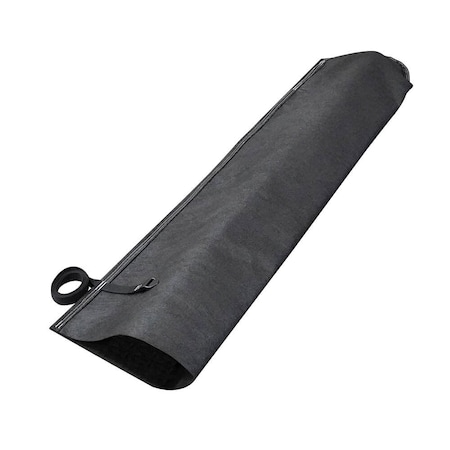 Enpac 8'' Dia. x 5' L Pipe Filter Sock, Black 43-85-PS