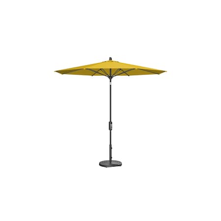 Treasure Garden 9 ft Patio Umbella, aluminum, fiberglass ribs, outdoor, Buttercup UM840-09 5438 Buttercup