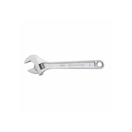 Crescent Adjustable Chrome Wrench, 4 in OAL, 1/2 in Opening, Chrome Plated 181-AC24BK