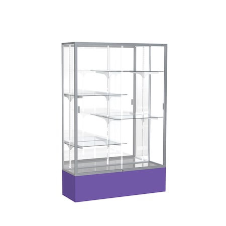 Ghent Spirit Floor Display Case 48x72x16, Mirror, Satin 374MB-SN-PE