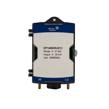 Johnson Controls Dp Trans Dif; 0 To 5 Wc; 4-20Ma Output DP140005U21C