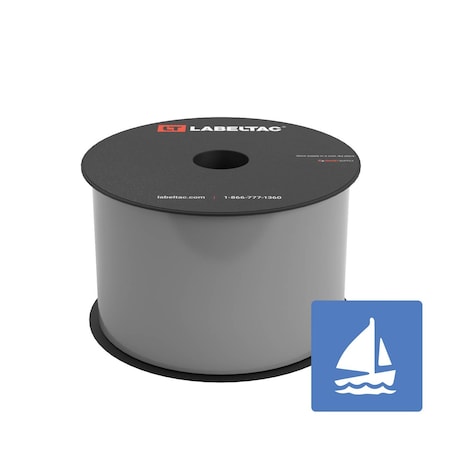 Labeltac Marine Supply 3in x 150ft LT4/Pro X, Gray LT308MN