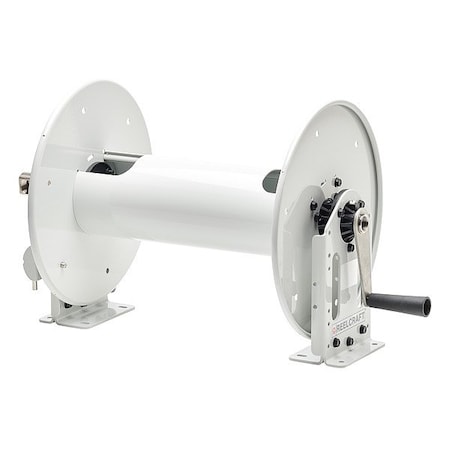 Reelcraft Hand Crank Hose Reel, Gray, 24 lb C23018 H