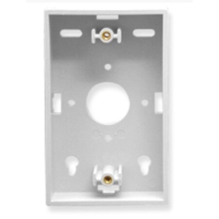 Icc 1 Gang Faceplate Mounting Box - White IC250MBSWH