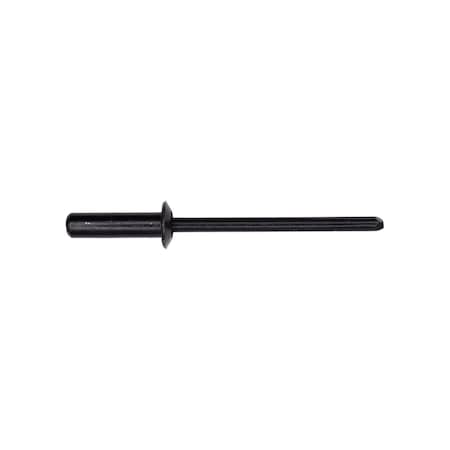 Auveco Closed End Rivet 1/8in Diameter 13/64 9/32in Grip Aluminum Black, 50PK 17408