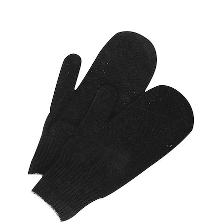 Bdg Mitt Liner, Acrylic, Black, PR 50-9-210