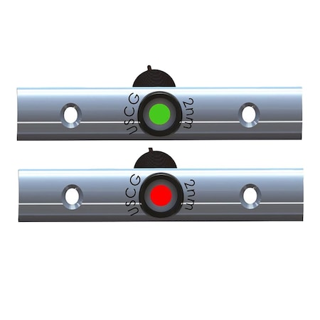 Taco Marine TACO Rub Rail Mounted LED Navigation Light Set - 4in w/Deutsch Plug Port & Starboard F38-6810B-1