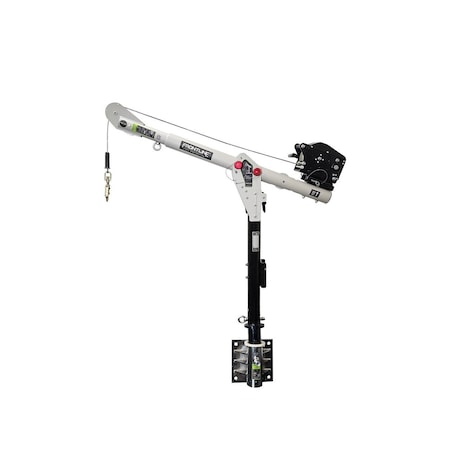 Frontline Confined Space Davit Arm System with Wall Mount and 60' Winch DAC-WL-WINCH