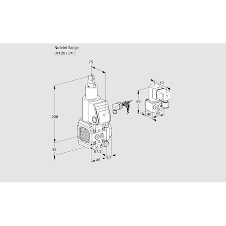 Honeywell Kromschroder VAS1-/20R/LW KS88014808
