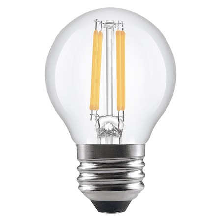 Ledvance/ Sylvania LED Natural TruWave G16.5, 5.5W, Dimmable, 90CRI, 500 Lumen, 2700K, 15000 Life, E26, Clear LED5.5G16.5DIM927CL13YTL