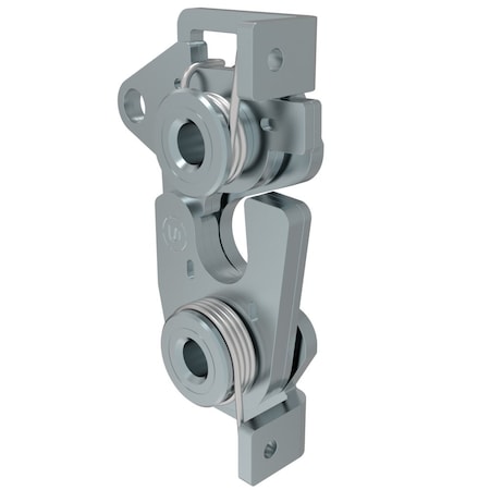 Southco Rotary Push To Close Latch, Large Size, Two Stage, In-Line Lever 6.7 mm Through Hole, Steel R4-30-40-501-10