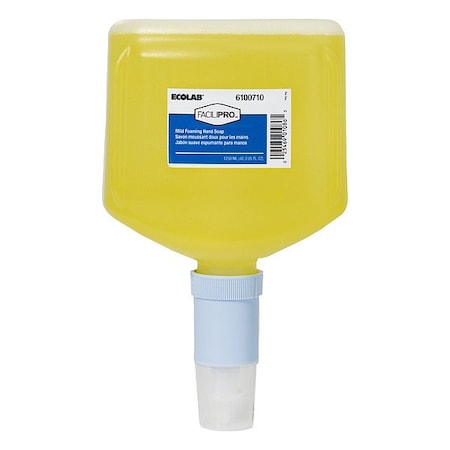 Ecolab Hand Soap, 1,250 mL, Cartridge, Yellow, PK2 6100710