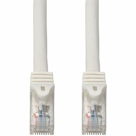Add-On 10FT WHITE CAT 6 PVC ETHERNET CABLE SNAGLESS EASY BOOT RJ-45 M/M ADD-10FCAT6SN-WE