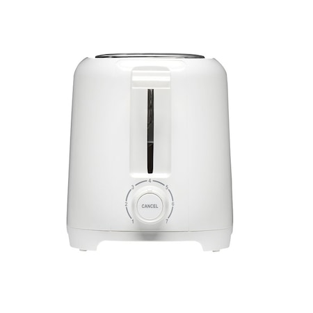 Ham.Beach/Proctor Silex Proctor Silex 22216PS Wide Slot Toaster, 700 W, 2-Slice, Button Control, Plastic, White 22216G