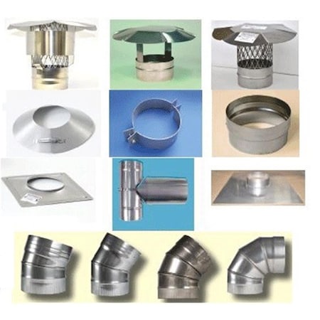 Fondo 6 in. Hybrid 316L Stainless Steel 90 deg Adjustable Liner Elbow FO1708449