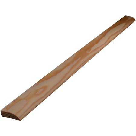 Alexandria Moulding 7/16'' W.x1-3/8'' H.x7 ' L. Solid Pine Ranch Stop Molding 0W846-20084C1