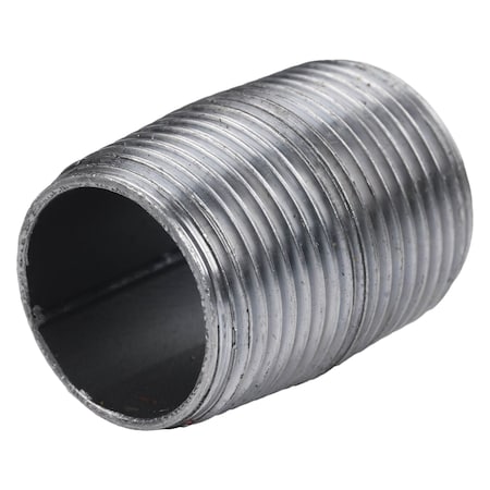 Zoro Select Black-Coated Steel Pipe Nipple 793F04