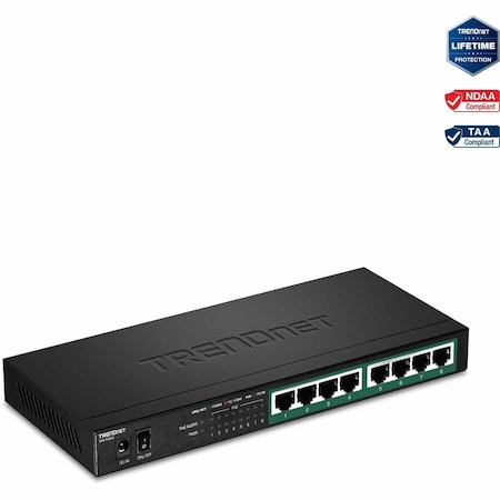 Trendnet 8-PORT GIGABIT POE+ SWITCH 65W TPE-TG83