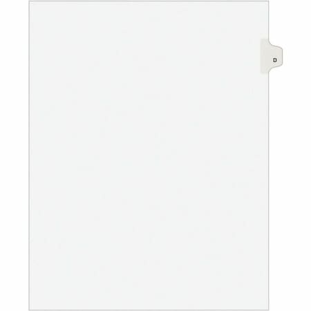 Avery Dividers, Index, Sidetab, D 25PK AVE01404