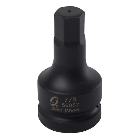 Sunex 1 in Dr Hex Driver Socket 7/8 in 56062