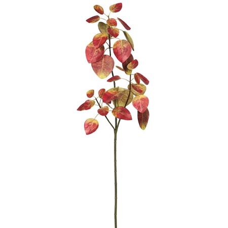 Vickerman 36 in. Artificial Eucalyptus Spray, Autumn Red, 3PK FA172801-3