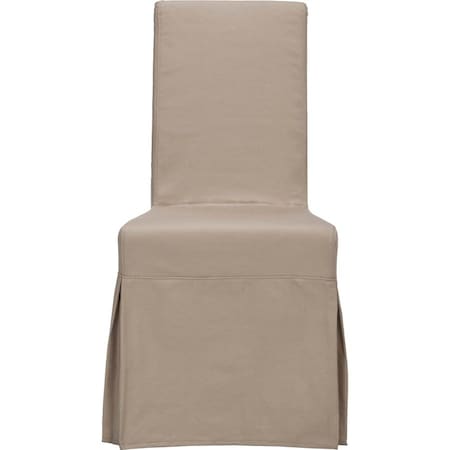 Safavieh Kallie Slipcover Chair- Taupe - Set Of 2 MCR4521A-SET2