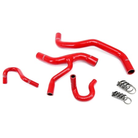 Hps Performance High Temp Reinforced Silicone Radiator and Heater Coolant Hose Kit, Red,  57-1416-RED