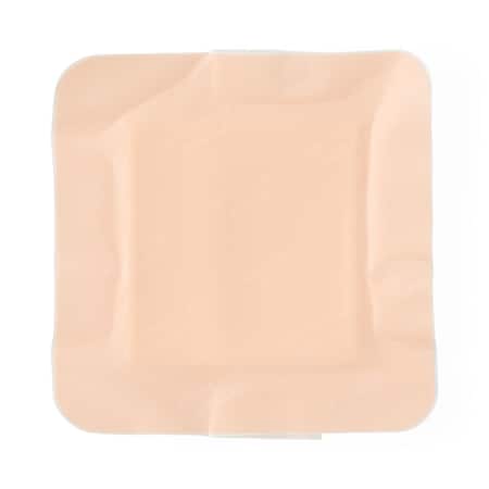 Medline Optifoam Gentle Foam Wound Dressing w Silicone Adhesive Border, 4in x 4in, 10PK MSC2044EPZ