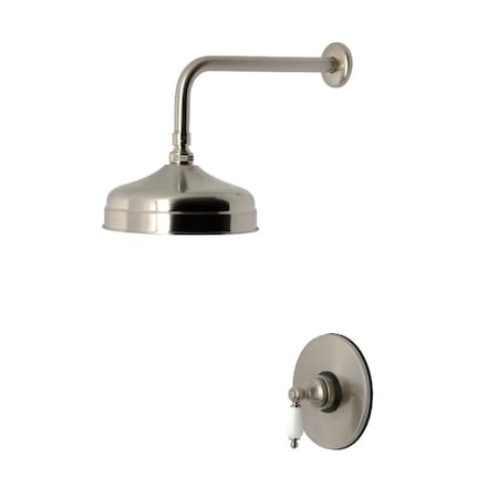 Kingston Brass Single-Handle Pressure Balanced Shower Faucet, Brushed Nickel KB6338PLSO