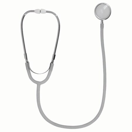 Jorgensen Laboratories JorVet Dual Head Stethoscope, Gray, 30"L J0205G