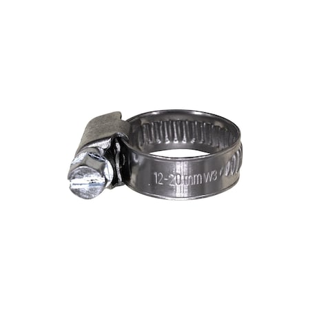 Auveco German/European Style Hose Clamps. 12mm-20mm, 10PK 25303