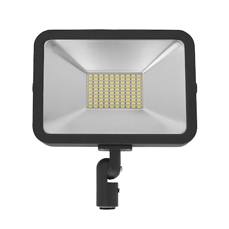 Factory 2U Lighting LED Flood Light 50w, 4500lm, 5000K, Knuckle Mount, 100-277V AC, Black 803807