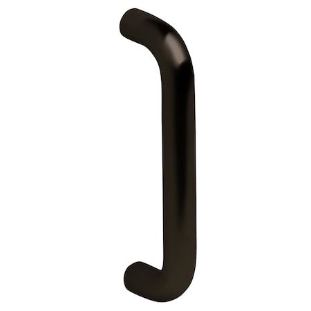 Ives Straight Door Pull, ADA Compliant, 1in Round, 10in CTC, 3-1/2in Projection, Dark Bronze Finish 8103EZHD-0 695